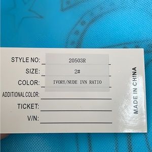 Ivory/nude Prom dress